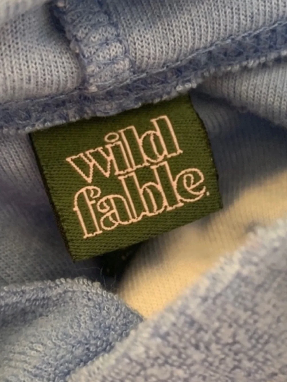 Wild Fable Periwinkle Blue White Tie Dye Terrycloth Hoodie Sweatshirt XS$24 $47 - Picture 6 of 6